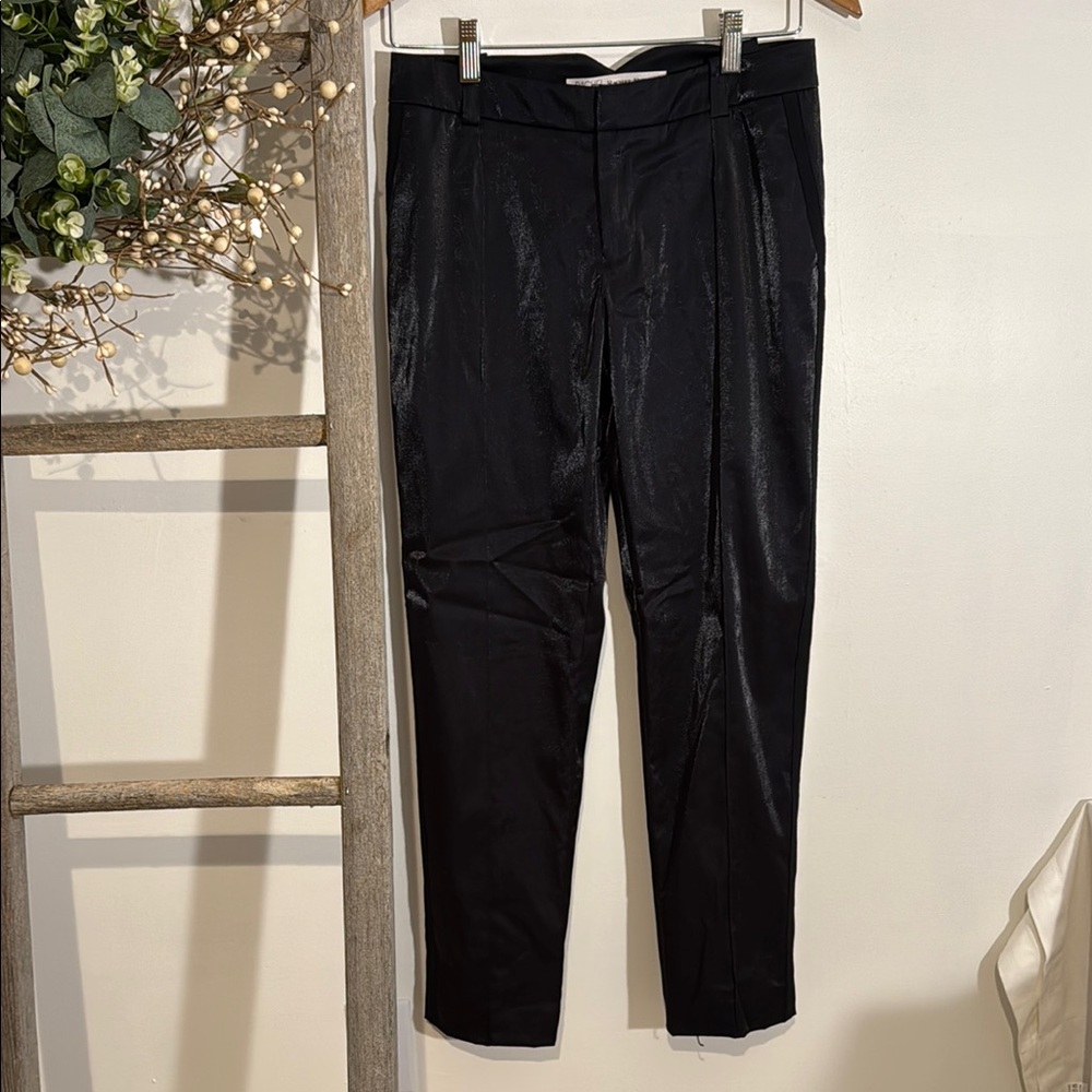 Rachel Roy SParkly tuxedo Black Pants size 2
